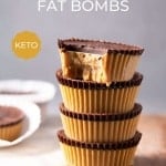 Bombes grasses Keto sur une table