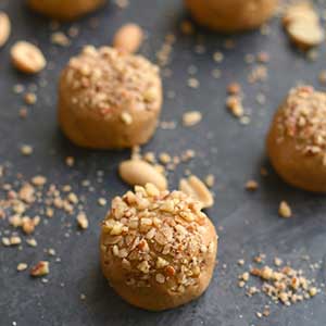 Boulettes protéinées au beurre de cacahuète