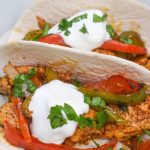 Fajitas au poulet