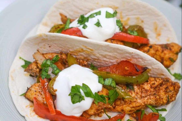 Fajitas au poulet